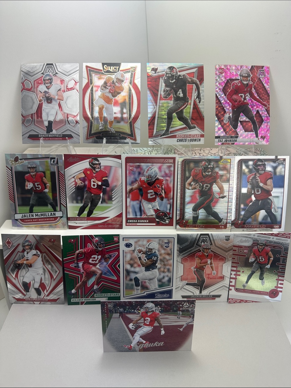 Bucs Rookies of Emeka Egbuka Godwin/Irving/McMillen/Morrison/Tez + Mayfield